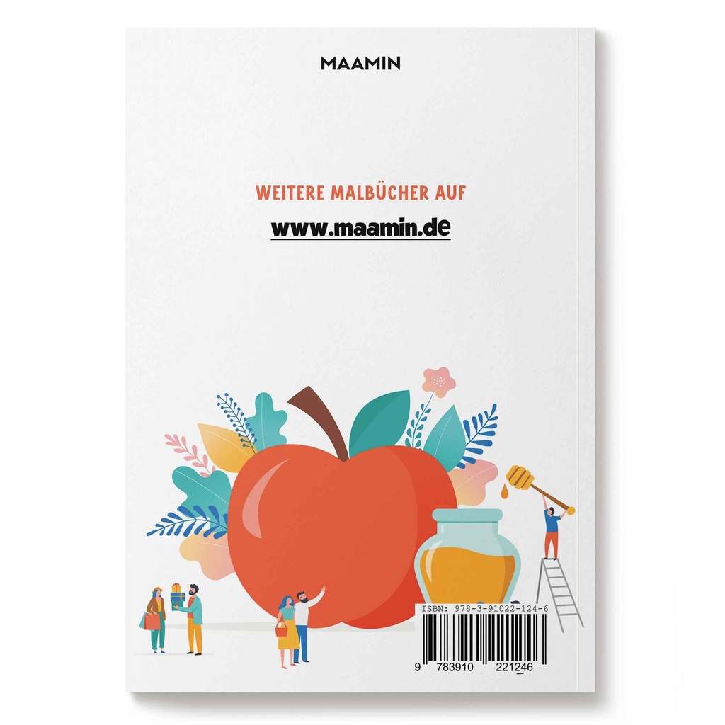 Ausmalheft für Rosch Haschana | 20 Seiten