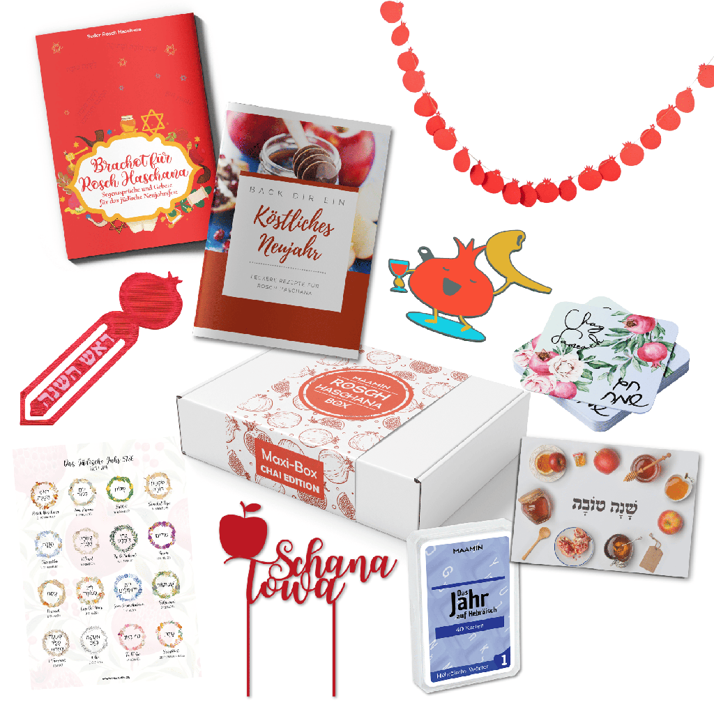 Rosch Haschana Geschenkbox für Erwachsene | Maxibox CHAI EDITION
