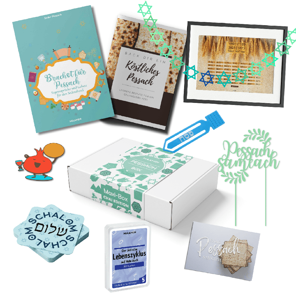 Pessach Geschenkbox für Erwachsene | Maxibox CHAI EDITION