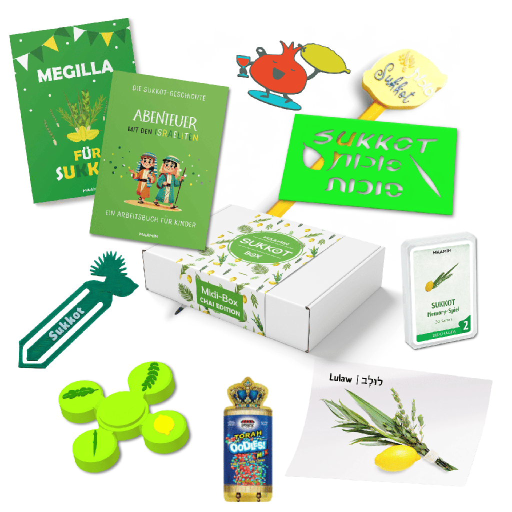 Sukkot Geschenkbox für Kinder | Midibox CHAI EDITION