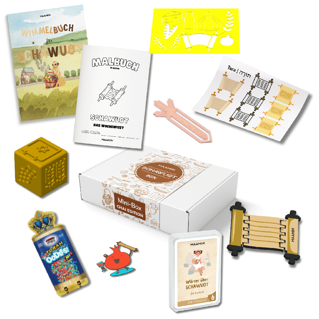 Schawuot Geschenkbox für Kleinkinder | Minibox CHAI EDITION