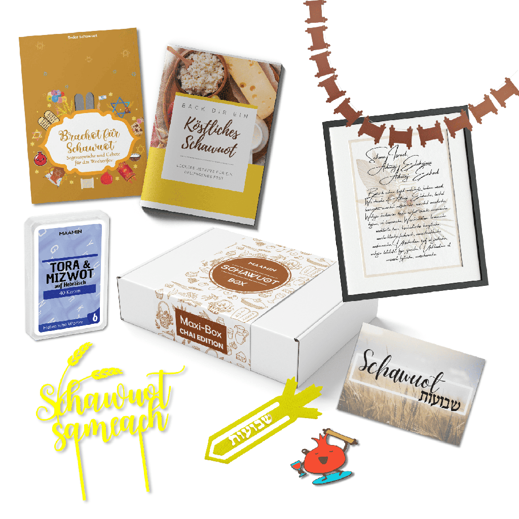 Schawuot Geschenkbox für Erwachsene | Maxibox CHAI EDITION
