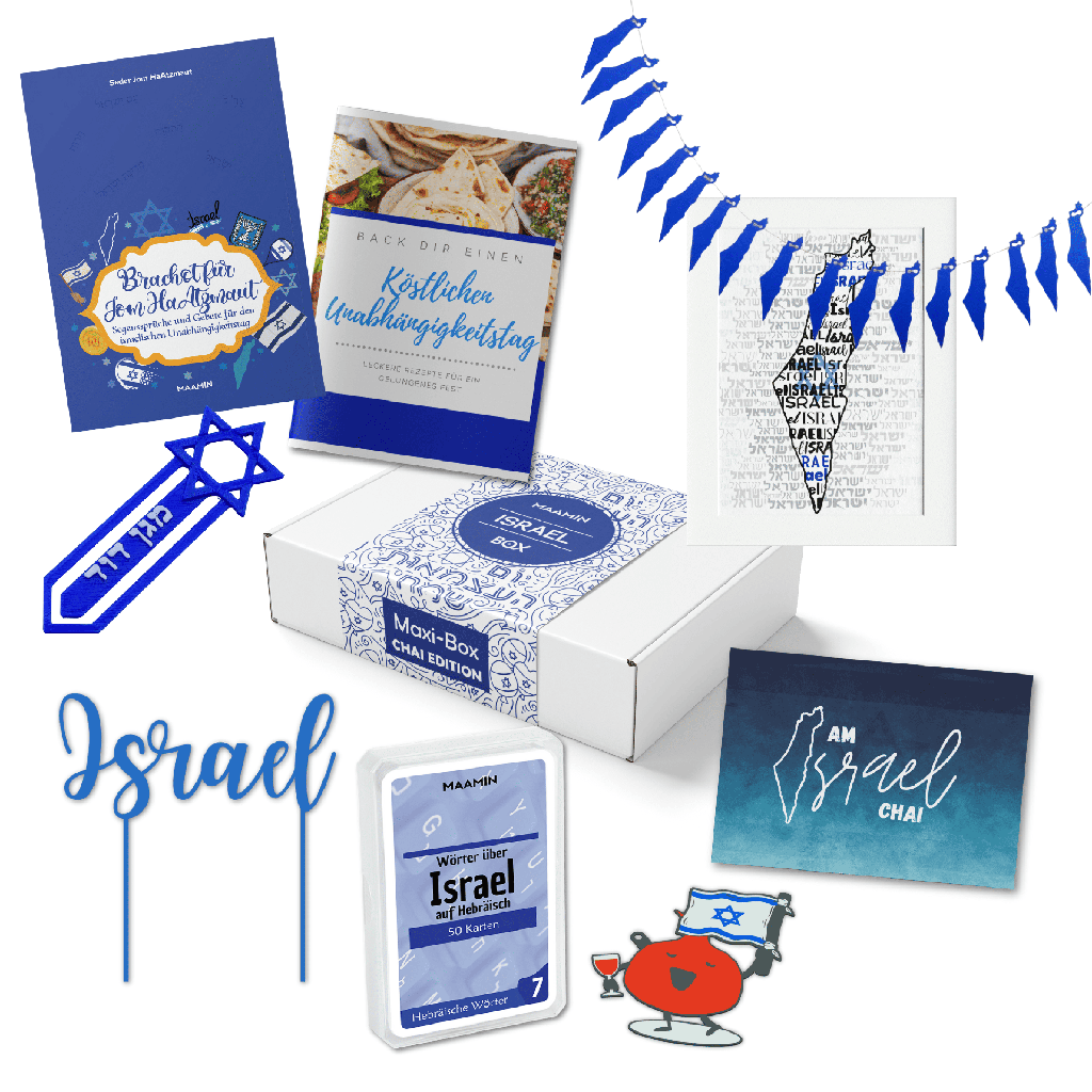 Israel Geschenkbox für Erwachsene | Maxibox CHAI EDITION