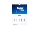 Wandkalender 2026 | Modell Israelflagge