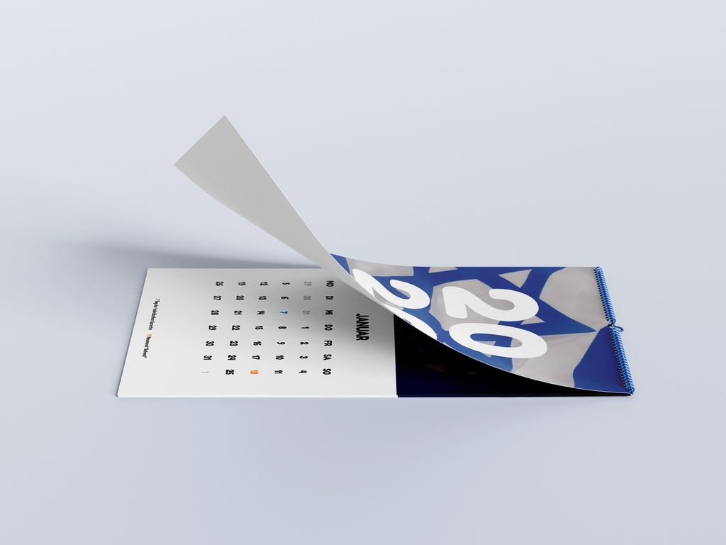 Wandkalender 2026 | Modell Israelflagge