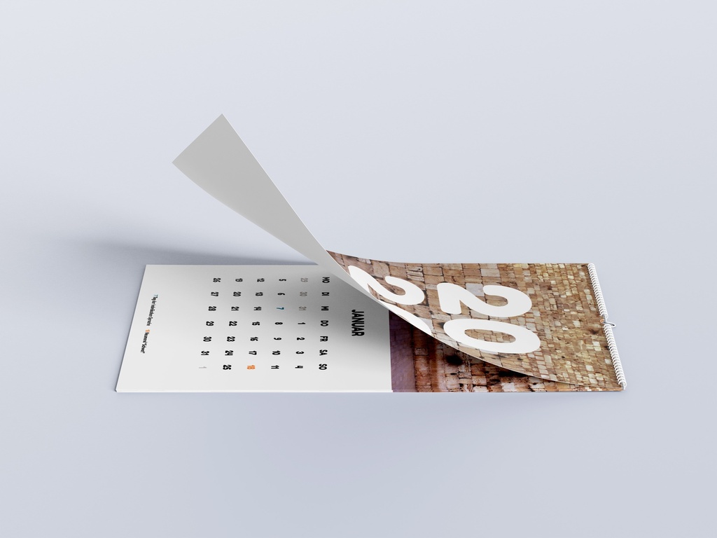 Wandkalender 2026 | Modell Jerusalemer Altstadt