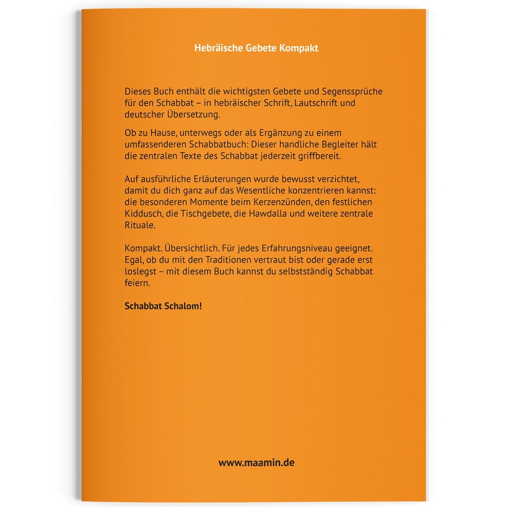 Schabbat Zuhause - Gebete und Segenssprüche