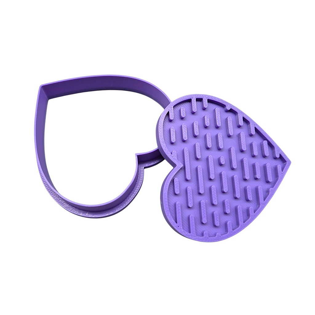 Matza Herz | Ausstechform mit Stempel