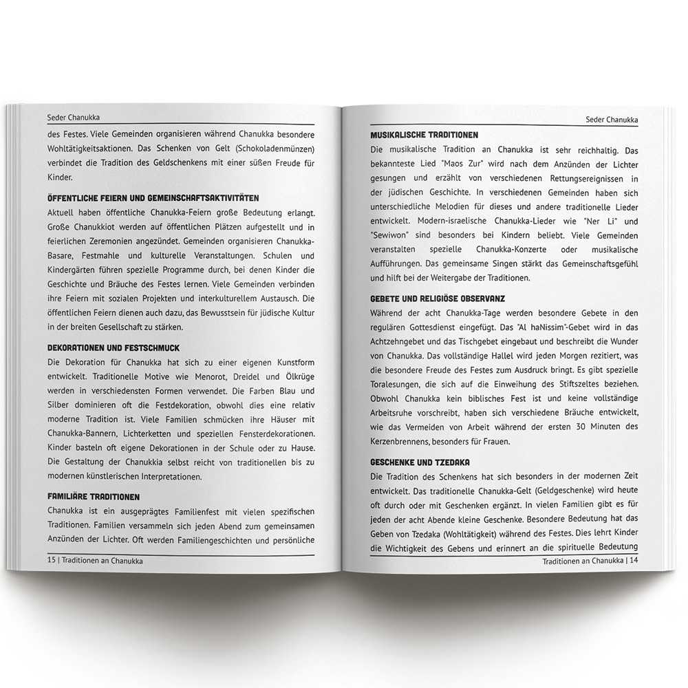 Seder Chanukka | Gebete für das Lichterfest