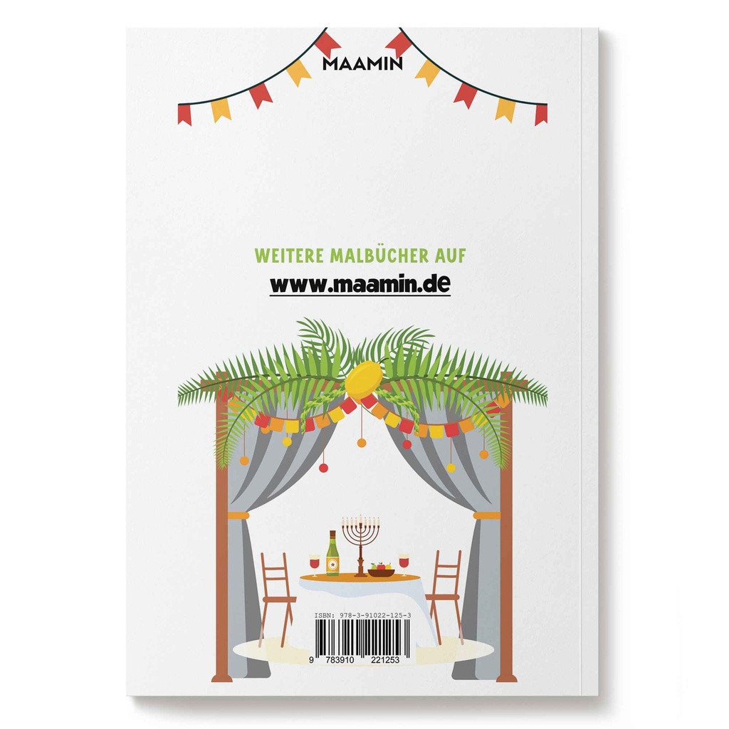 Ausmalheft für Sukkot | 20 Seiten
