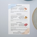 Ascher Jazar | DE-HEB-TRANSLIT. | Doppelseitige A5-Karte