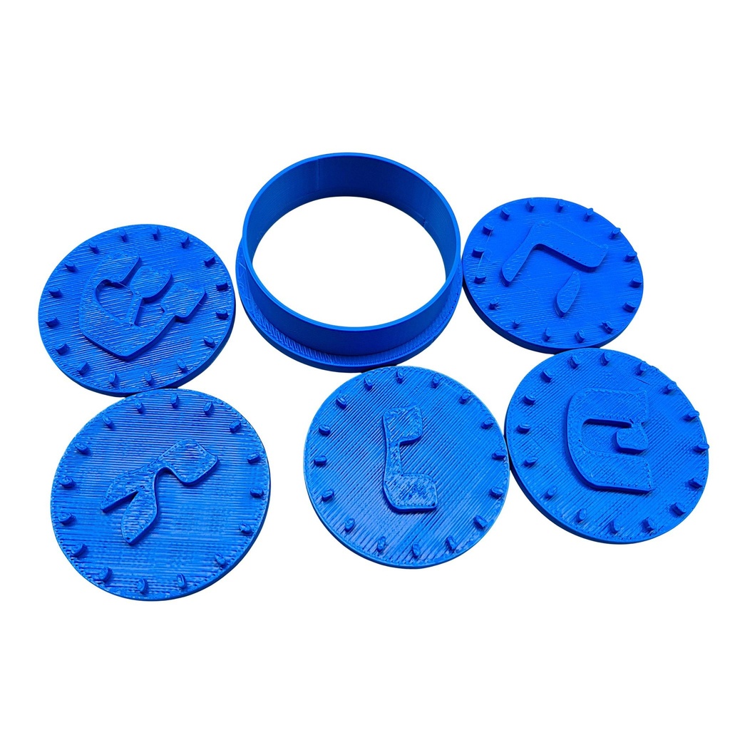 Nes Gadol Haja Scham | Ausstecher-Set für Chanukka 