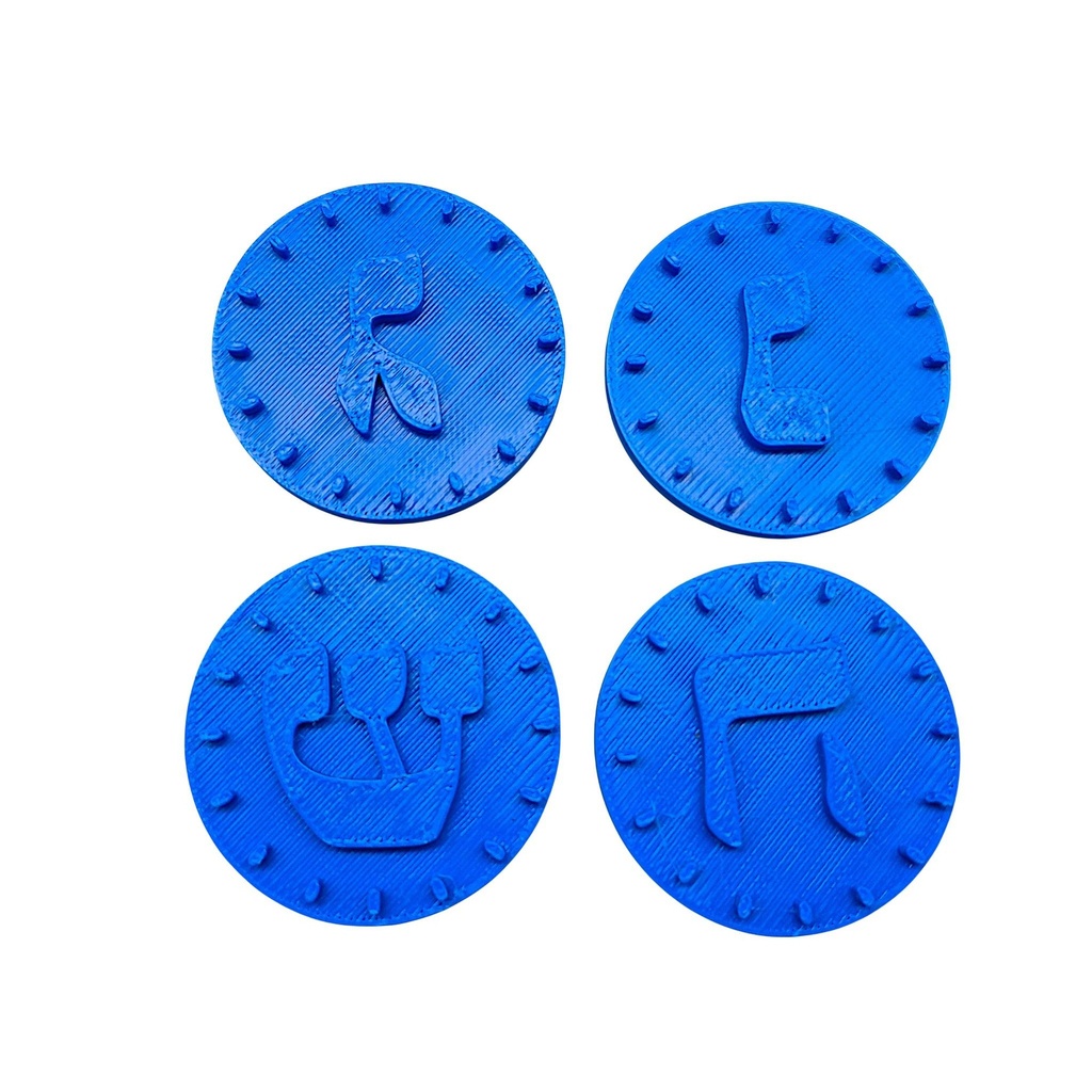 Nes Gadol Haja Scham | Ausstecher-Set für Chanukka 