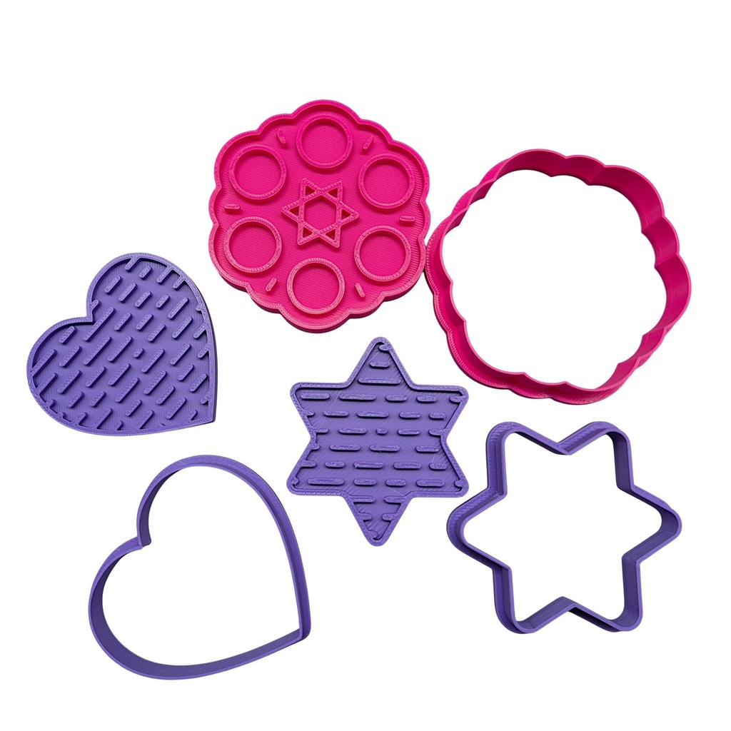 3 x Ausstechformen für Pessach