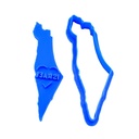 Israelkarte mit Stempel | Ausstechform