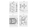 Ausmalkarten für Purim | Set 4.3.d.1