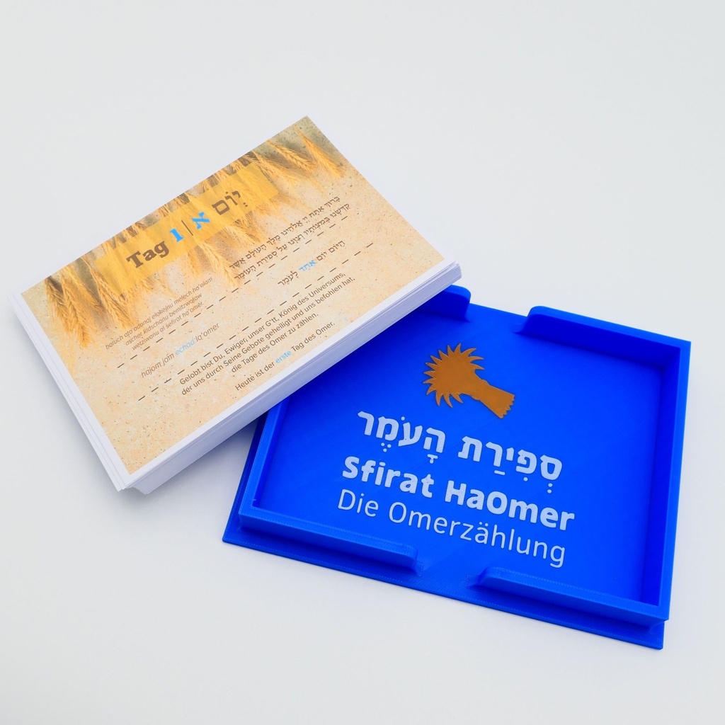 Sfirat Ha'Omer Kartenset | 49 Karten im Etui