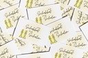 Schabbat Schalom - Stil 3 | 30 x GiveAway-Kärtchen