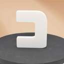 Große hebräische Buchstaben | 15 mm dick