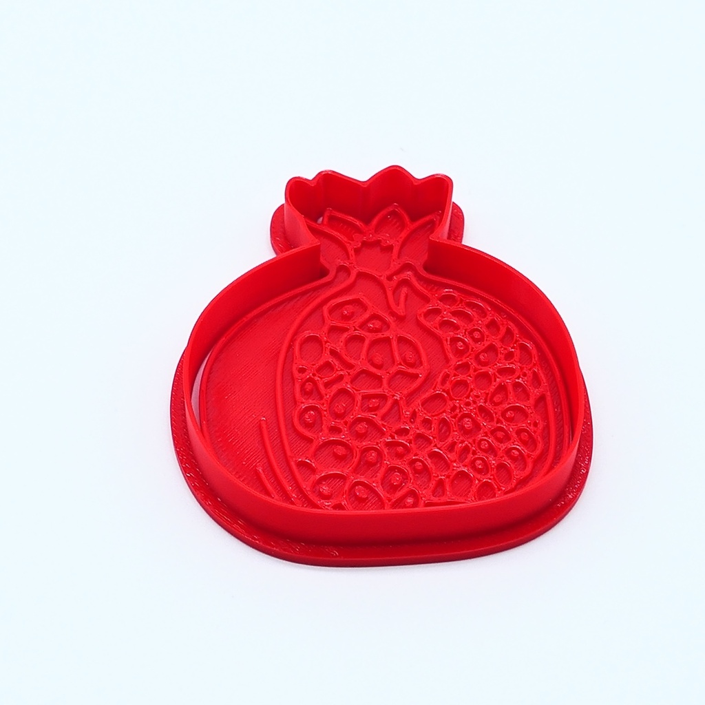 Granatapfel | Ausstechform mit Stempel