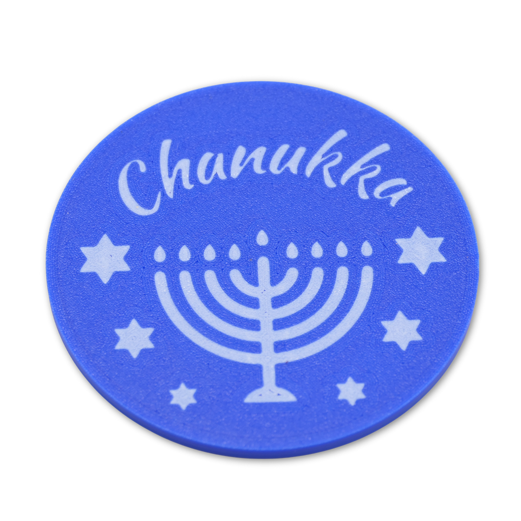 Glasuntersetzer | Chanukka | 4 Stück