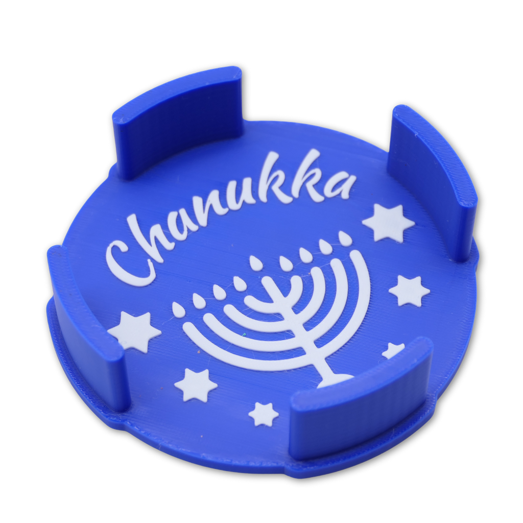 Glasuntersetzer | Chanukka | 4 Stück