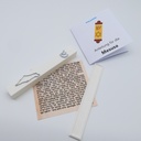 Weiße Mesusa | Symbole in Kupfer