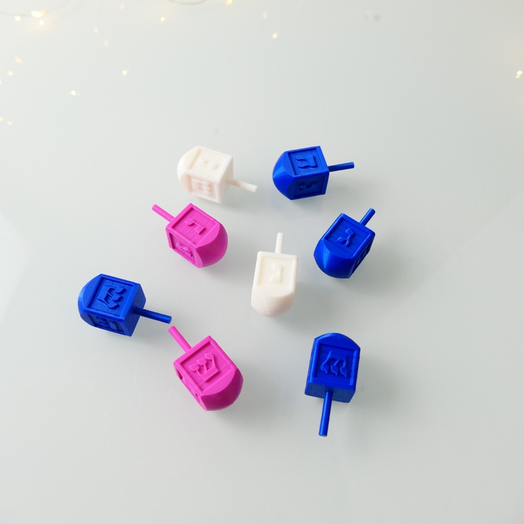 Farbige Dreidel