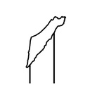 Torten Topper | Israelkarte