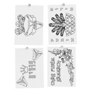 Ausmalkarten für Purim | Set 4.3.d.1