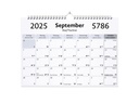 Jüdischer Wandkalender | Minimalistisch | 5786 (2025-2026)