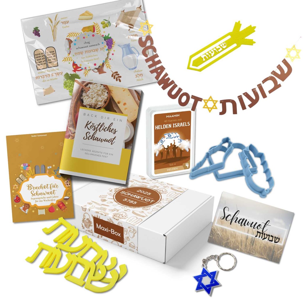Schawuot Geschenkbox für Erwachsene | Maxibox ORIGINAL 