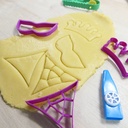 3 x Ausstechformen für Purim