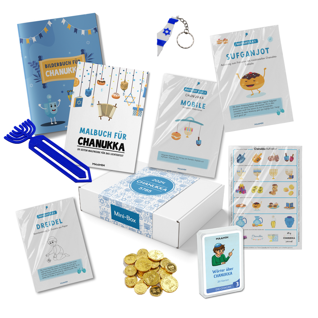 Chanukka Geschenkbox für Kleinkinder | Minibox ORIGINAL 