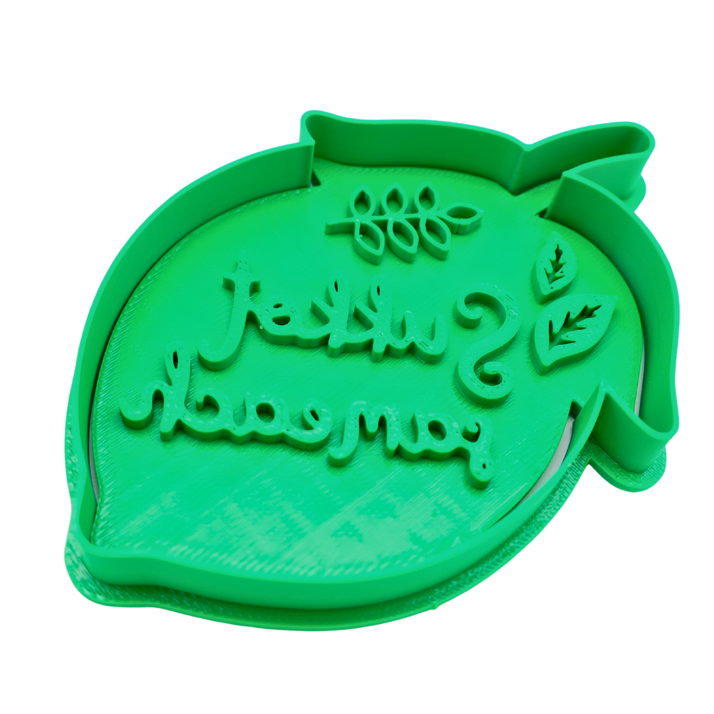 Etrog | Cookie cutter with stamp