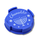 Glasuntersetzer | Chanukka | 4 Stück