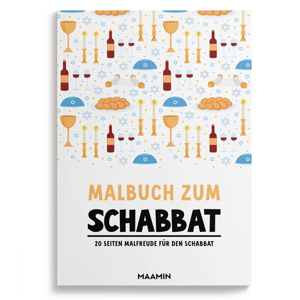 Ausmalheft für Schabbat