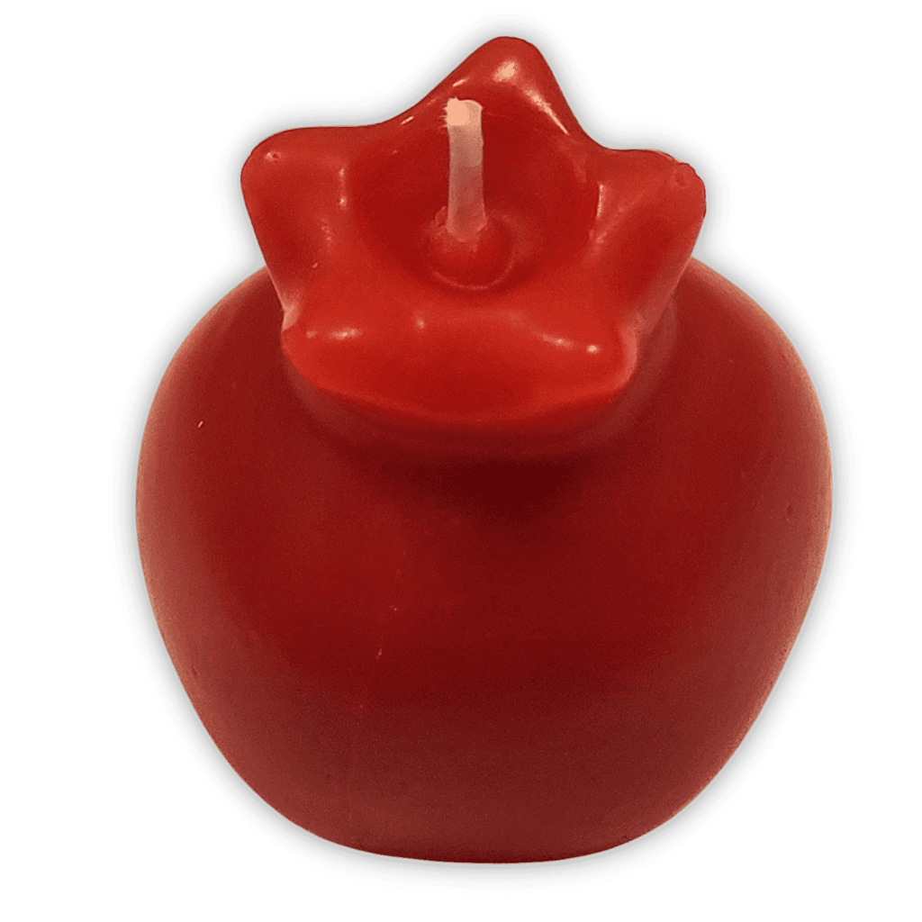 Holiday candle | Rimon Tinok | 6 pieces: Red