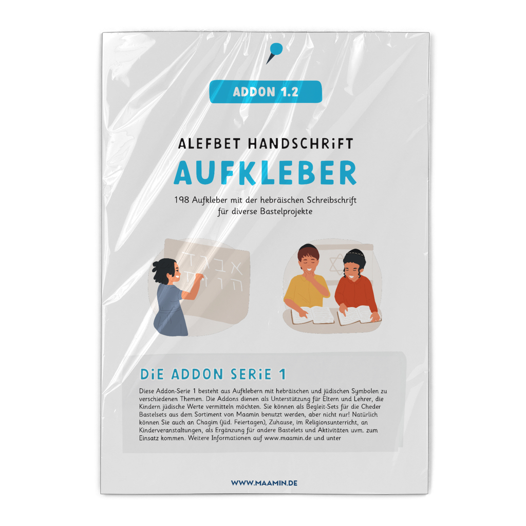 The Alefbet | Handwriting | 198 stickers