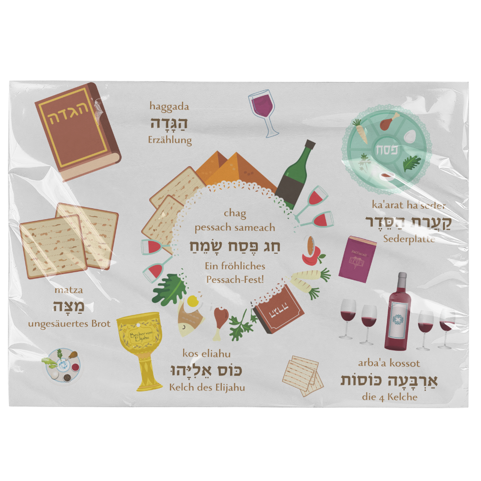 4 x plate coasters | Pessach