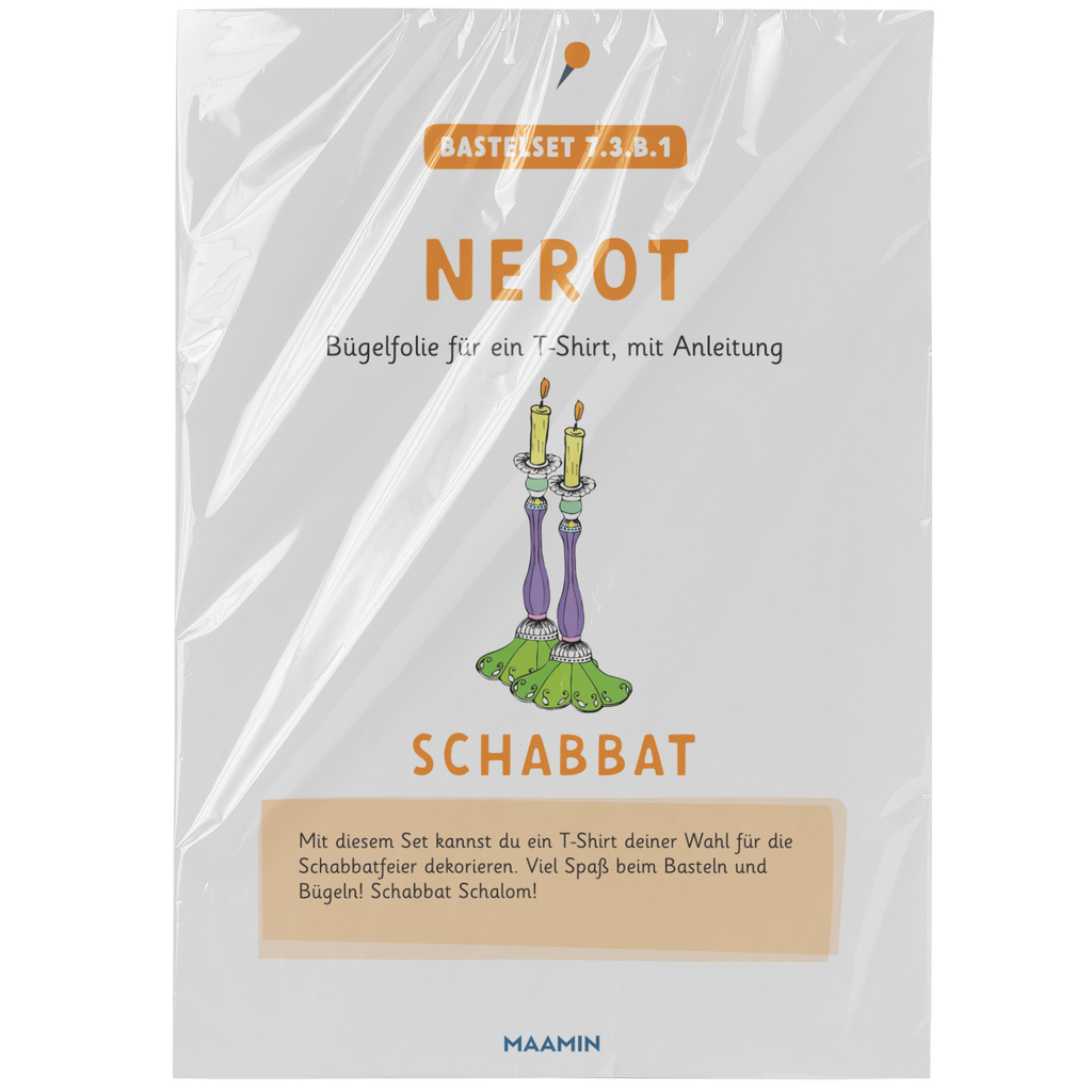 Bügelset 7.3.b.1 für Schabbat | Nerot
