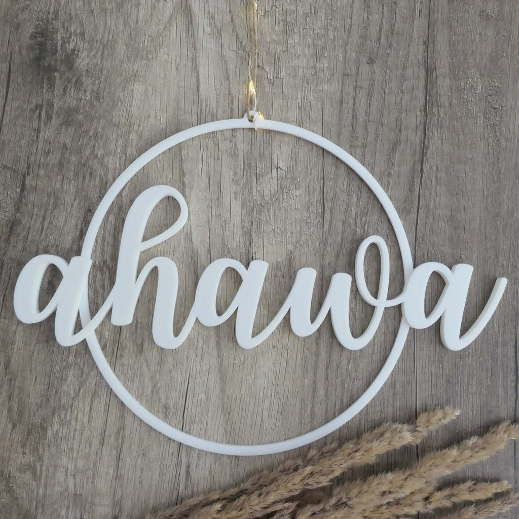 Ahawa-Wandkranz | 3D Tür- und Wanddeko