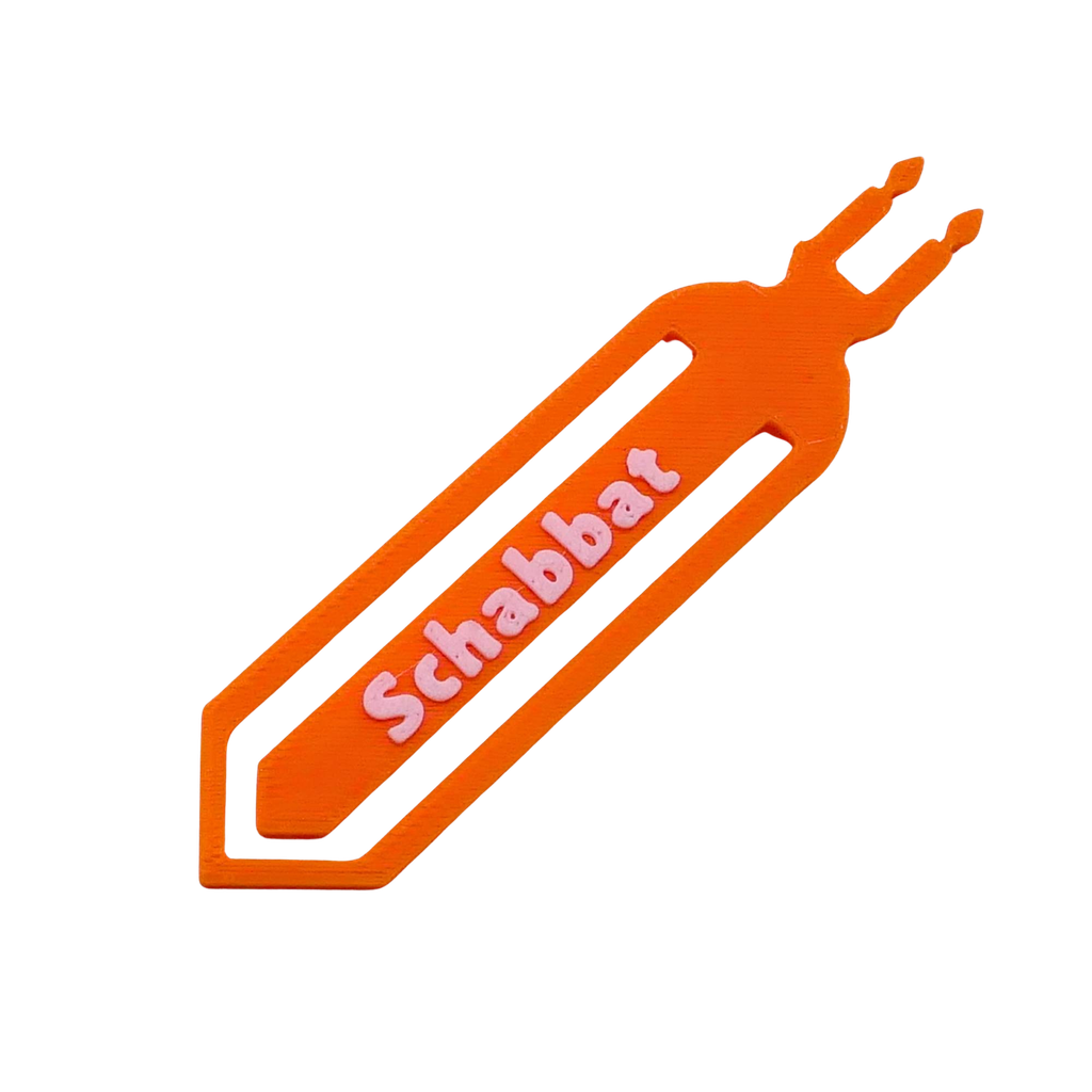 3D-Lesezeichen | Schabbat | DE Style