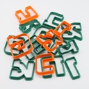 Alefbet cookie cutters | 27 pieces