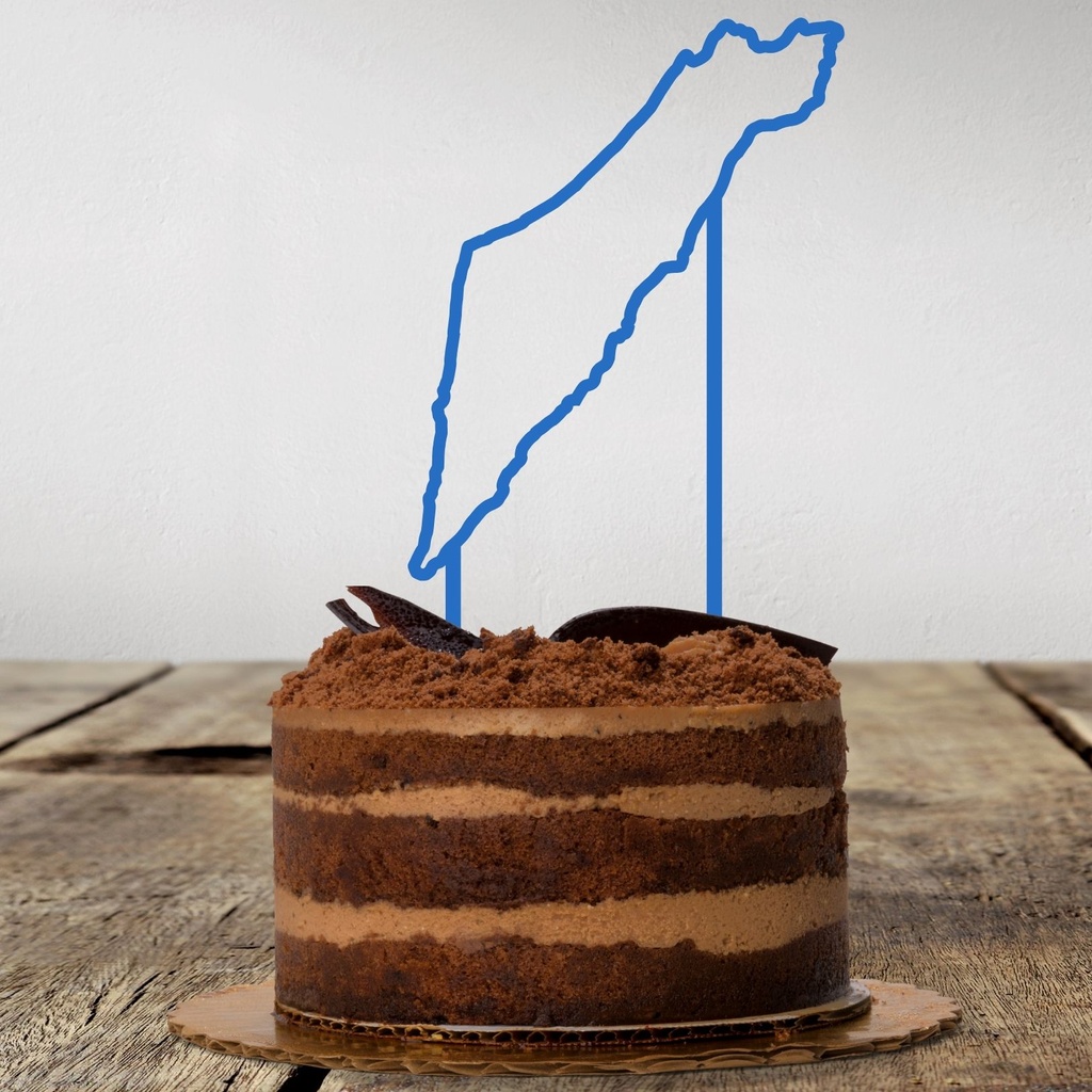 Cake Topper | Israel Map