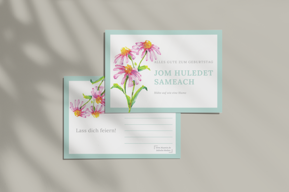 Postkarte | zum Geburtstag | Zuria