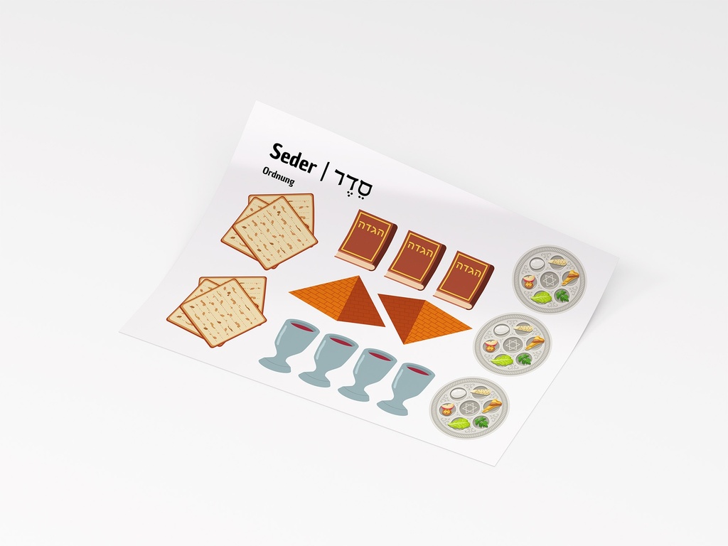 Aufkleber | Seder | Set 5.3.a.3 
