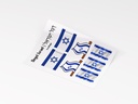 Aufkleber | Israelflagge | Set 8.3.a.3 