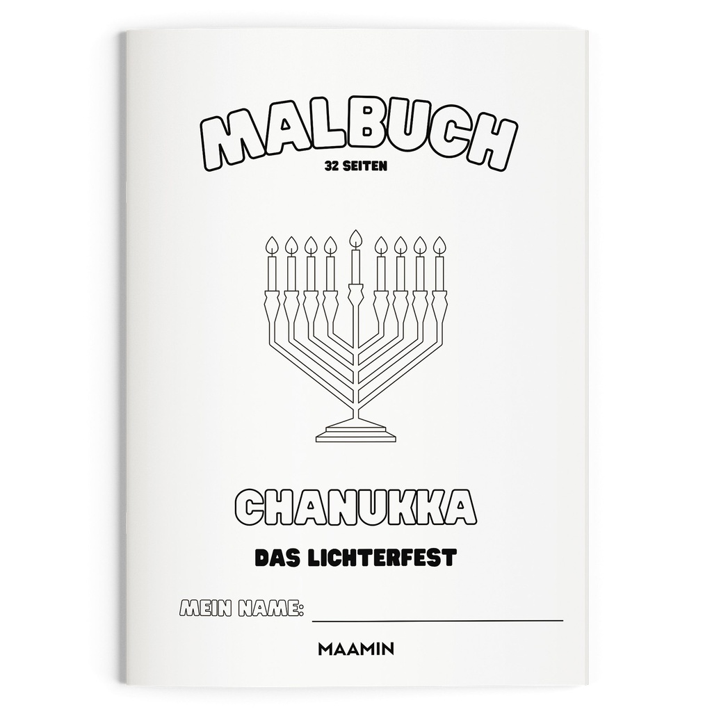 Ausmalbuch | Chanukka | 32 Seiten 
