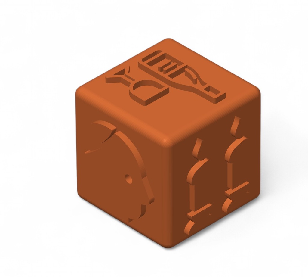 Stamp cube | Shabbat symbols